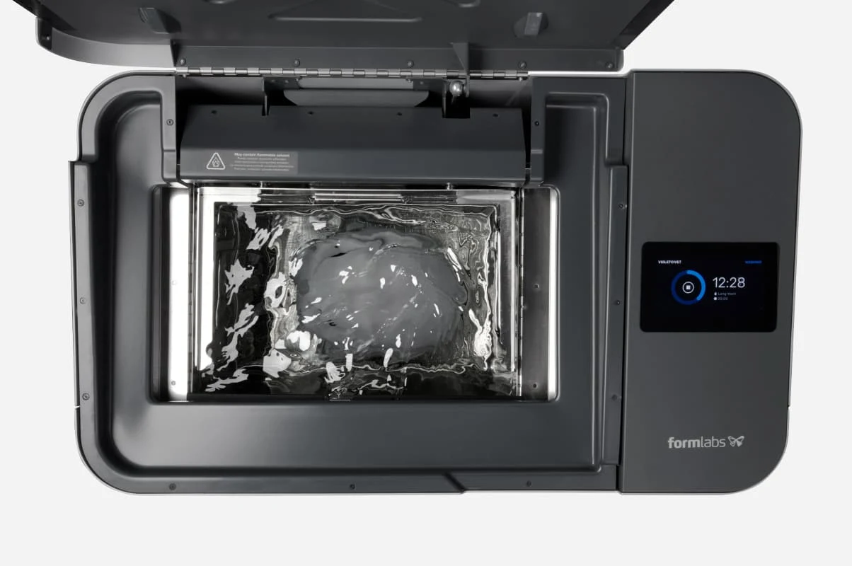 Formlabs Form Wash L · 树脂清洗设备操作屏
