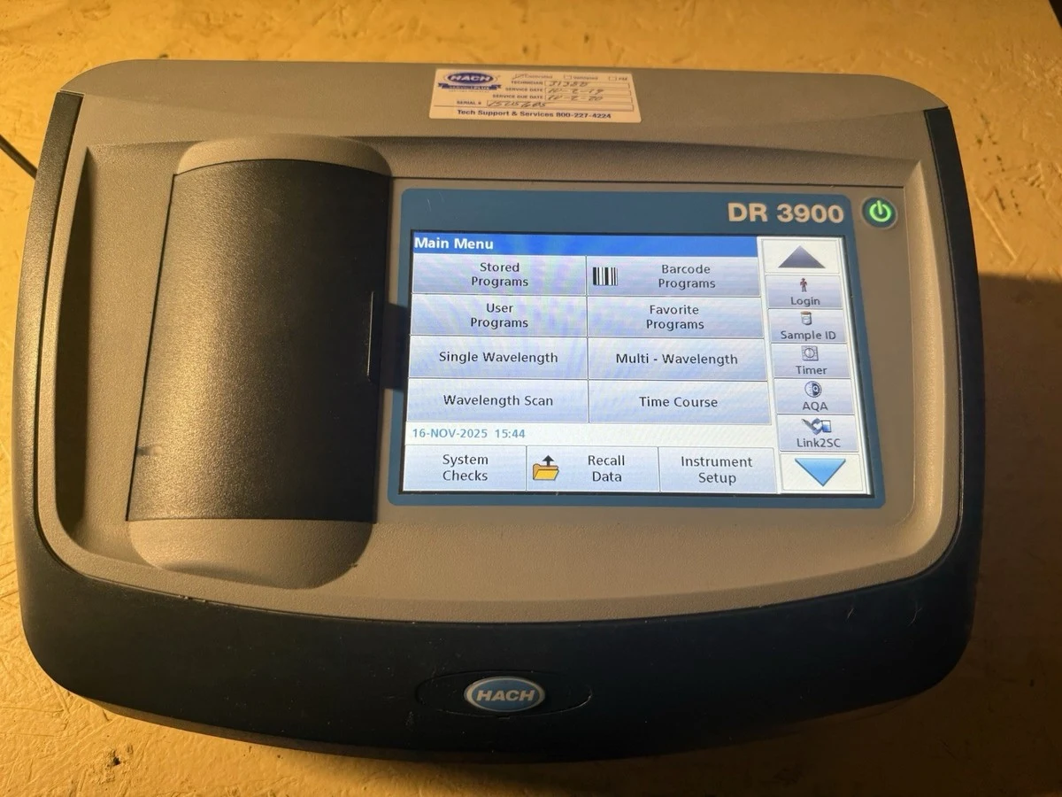Hach DR3900 · 水质分析仪
