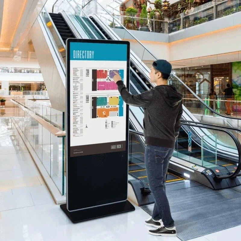 Interactive shopping centre directory · 商场导视屏