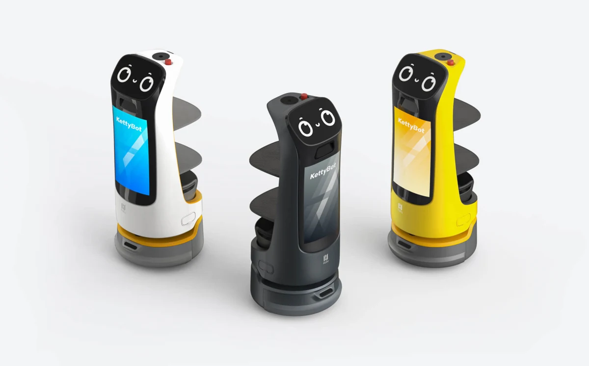 PUDU KettyBot Pro · 导览接待机器人屏