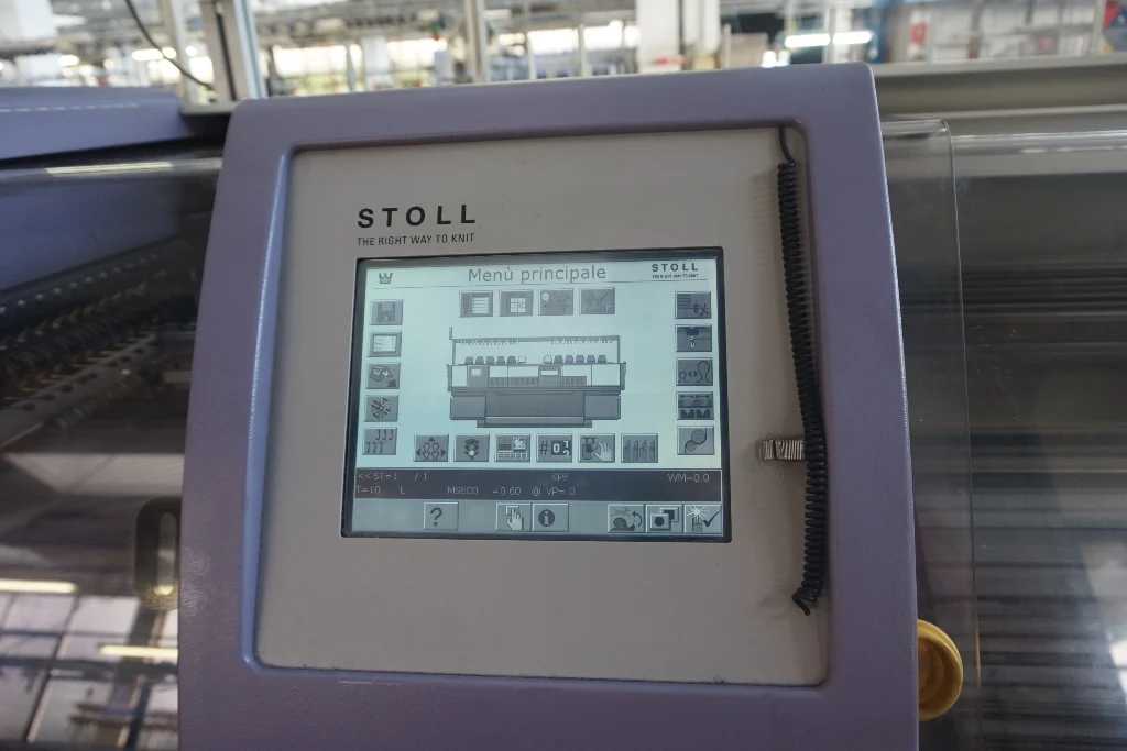STOLL knitting-machine HMI · 纺织机械操作屏