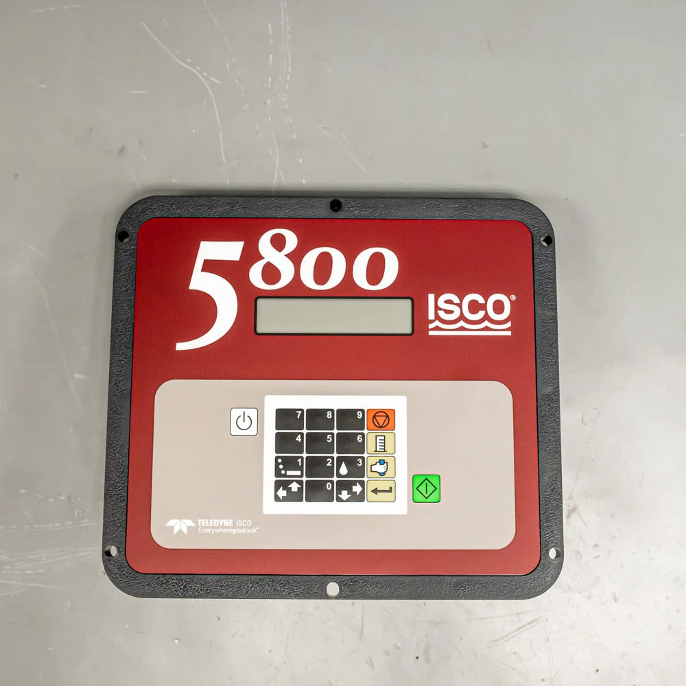 Teledyne ISCO 5800 controller · 环保采样设备操作屏